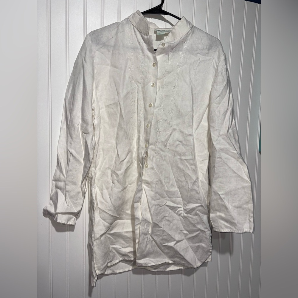 Mark, Fore, & Strike Linen Top| Size Medium